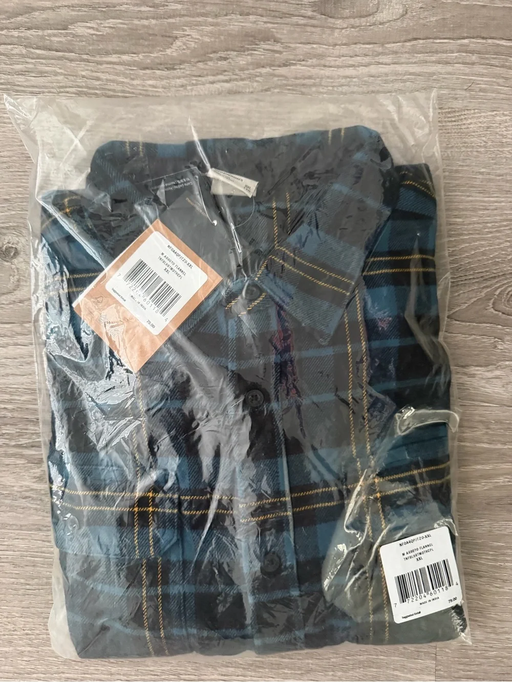 The North Face Arroyo Flannel Shirt Men’s XXL NWT Blue Plaid Standard Fit